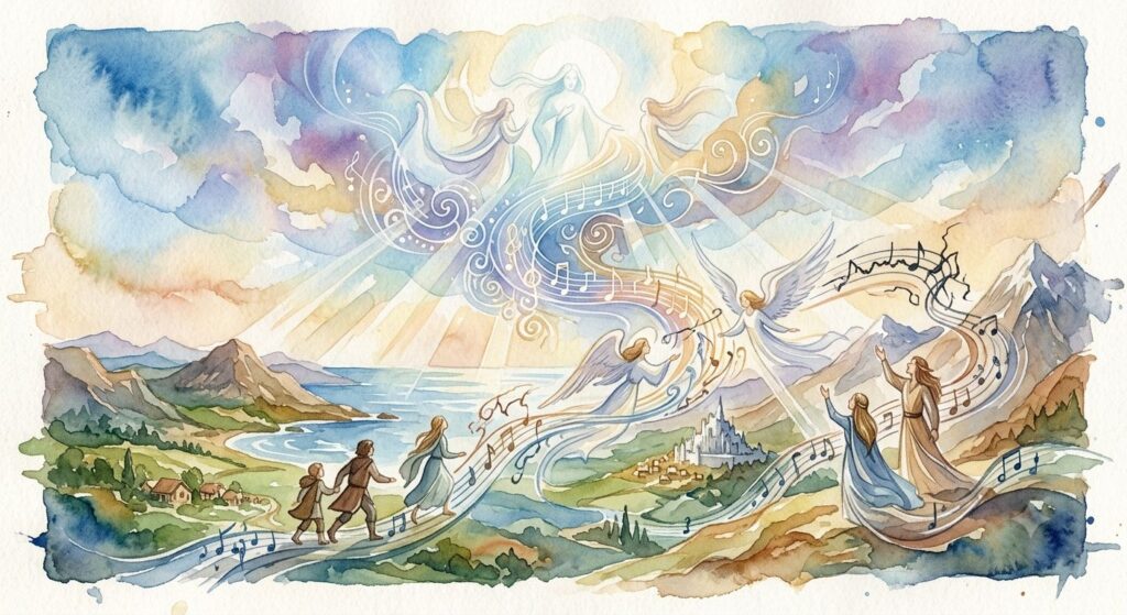 Eluvatar stvorenie - ainor velar a Arda - Tolkien